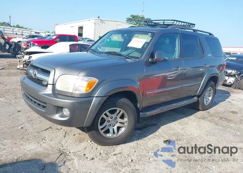 2005 Toyota Sequoia Sr5 из США, поврежденный, VIN 5TDZT34A25S263002
